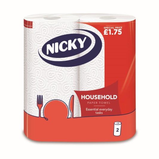 Nicky Household Kitchen Towel 2ply 2x10