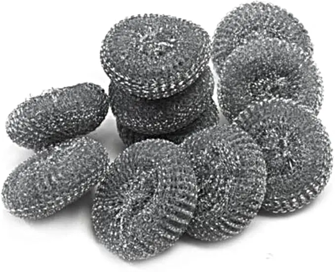 Scourer Stainless Steel Pads Pk10
