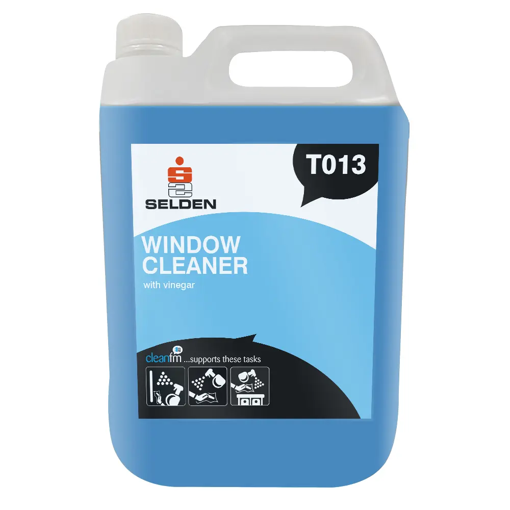 Selden T013 Window Cleaner with Vinegar – 5 Litres