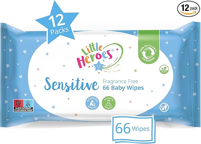 Baby Wipes Aloe Vera 12x72