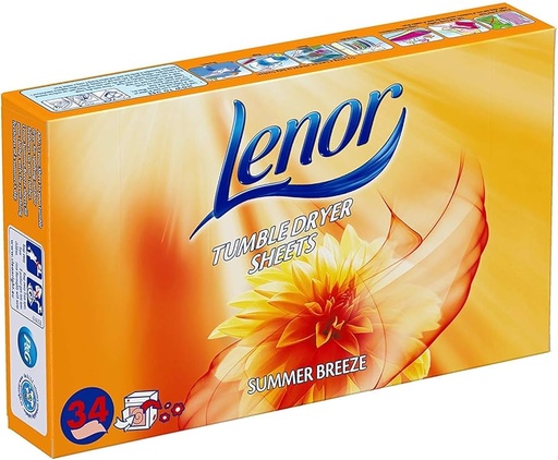 [LE001] Lenor Tumble Dryer Sheets Pk 34