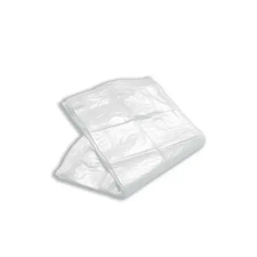 [BI004] Pedal Bin Liners Square Heavy Duty White Pk 500