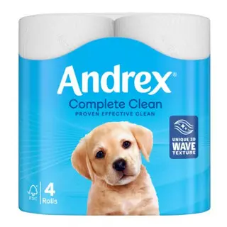 [TT027] Andrex Toilet Tissue 4 Pack Non PM (6x4)