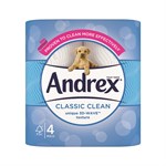 [TT027] Andrex Toilet Tissue 4 Pack Non PM (6x4)