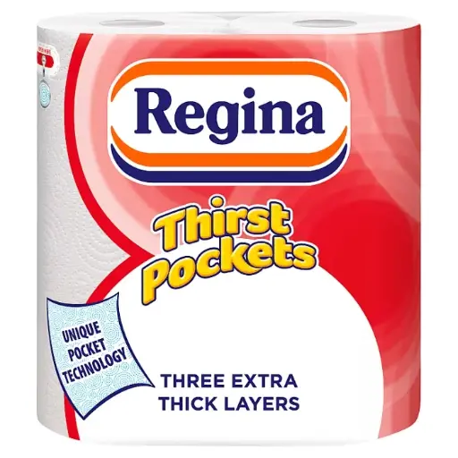 [KT003] Regina Thirst Prockets Kitchen Towel Roll 3Ply (2x10) 417453