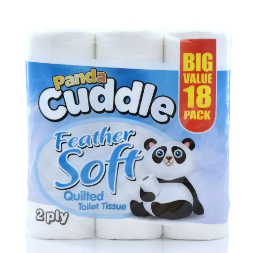 [TT014] Panda Toilet Roll 2 Ply 18 Pack (2x18)