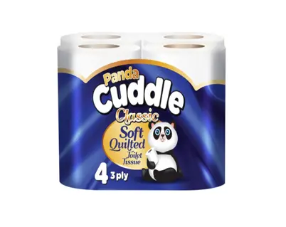 [TT016] Panda Toilet Roll 3 Ply 4 Pack (4x10)