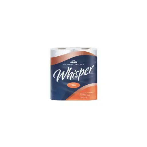 [TT007] Whisper Pure Soft Eco Toilet Roll 2 Ply (4x10)