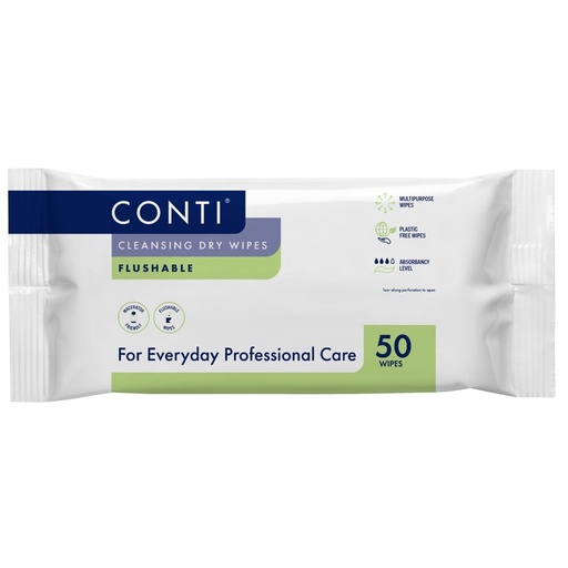 [CW007] Conti Flushable Wet Wipes (21xPk50) CWF050LN
