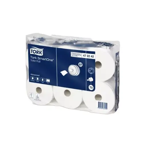 [TO003] Tork SmartOne Toilet Roll Advanced 2Ply - 472242 - Case of 6