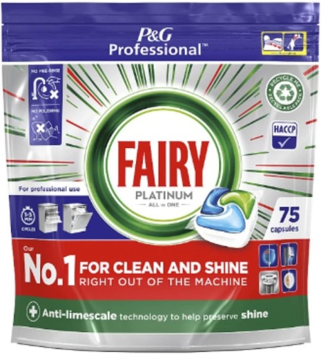 [FA002] Fairy Platinum Dishwasher Tablets 75's